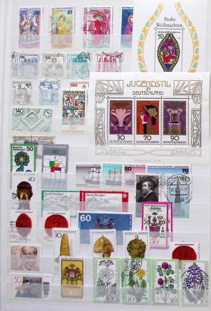 1870-1980, Collection d'Allemagne neuf set obl., dont