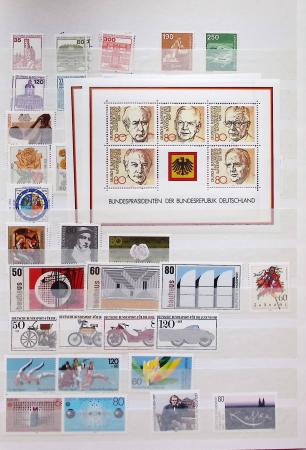 1870-1980, Collection d'Allemagne neuf set obl., dont