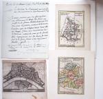 1841-1942, Plan ancien Bordeaux (AN 13), brevet d'imprimeur