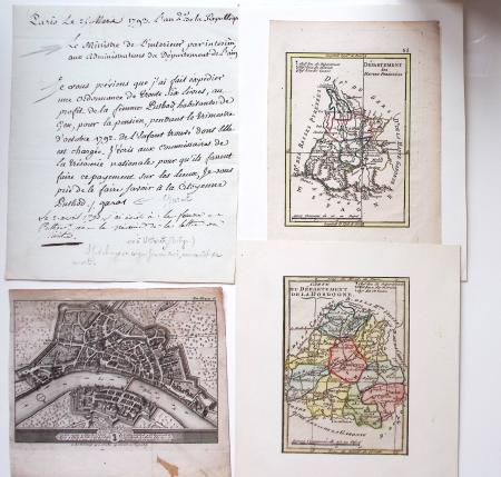 1841-1942, Plan ancien Bordeaux (AN 13), brevet d'imprimeur