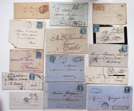 1900-1990, Lot de lettres de France toutes périodes,