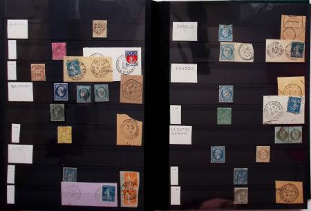 1860-1980, Collection d'oblitérations des BASSES-PYRENEES/PYRENEES-ATLANTIQUES