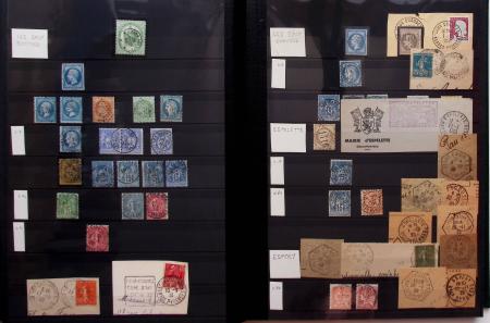 1860-1980, Collection d'oblitérations des BASSES-PYRENEES/PYRENEES-ATLANTIQUES