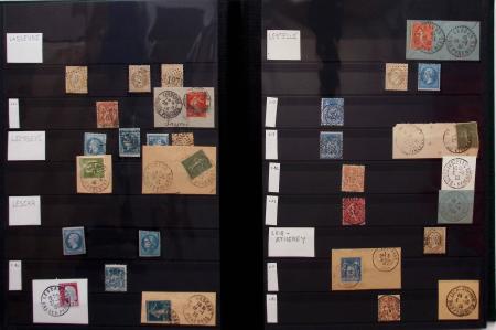 1860-1980, Collection d'oblitérations des BASSES-PYRENEES/PYRENEES-ATLANTIQUES
