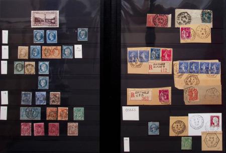 1860-1980, Collection d'oblitérations des BASSES-PYRENEES/PYRENEES-ATLANTIQUES