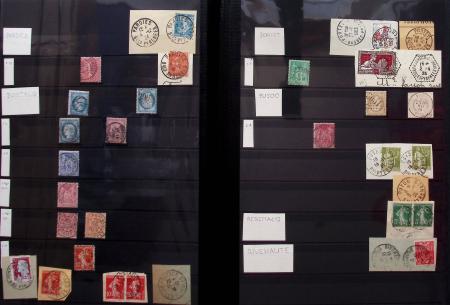 1860-1980, Collection d'oblitérations des BASSES-PYRENEES/PYRENEES-ATLANTIQUES