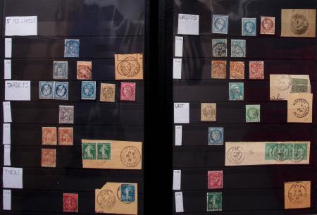 1860-1980, Collection d'oblitérations des BASSES-PYRENEES/PYRENEES-ATLANTIQUES