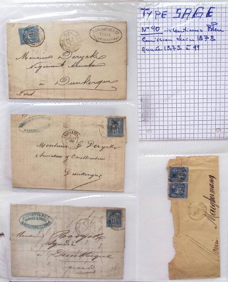 1832-1900, Plusieurs milliers de lettres affranchissement