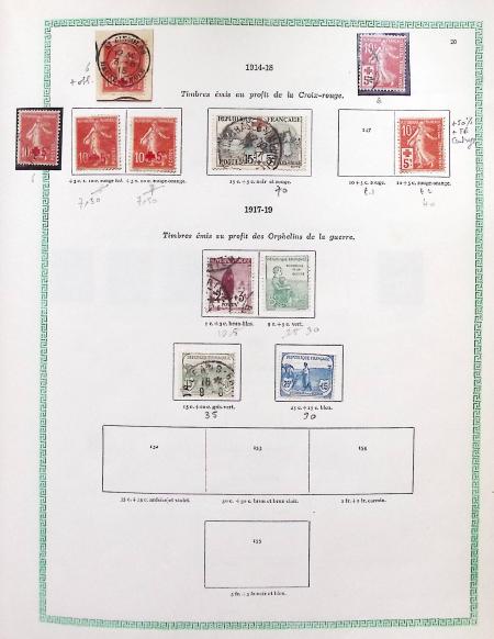 1849-1980, Collection de France en 4 volumes, en neufs
