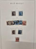 1849-2010 Mint and used collection of Belgium in five
