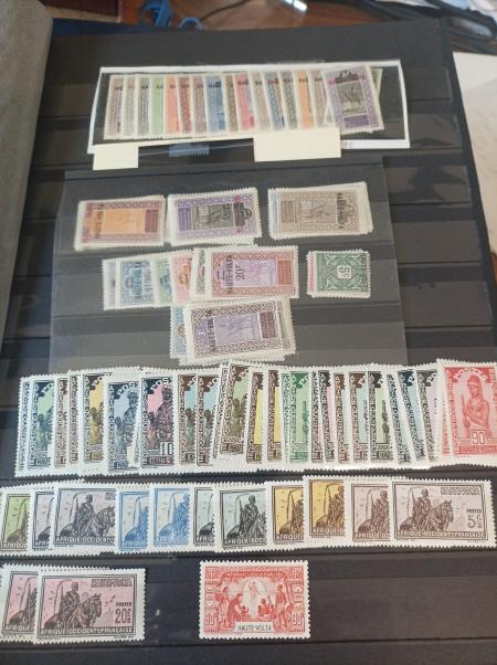 1915-1959, Collection des colonies françaises, essentiellement