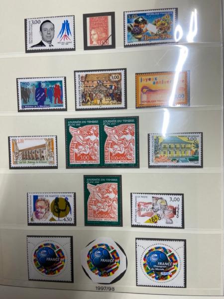 1970-2004, Gros stock de faciale en collection, en