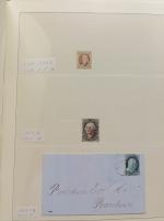 1845-2000, Mostly mint collection in 3 lighthouse albums