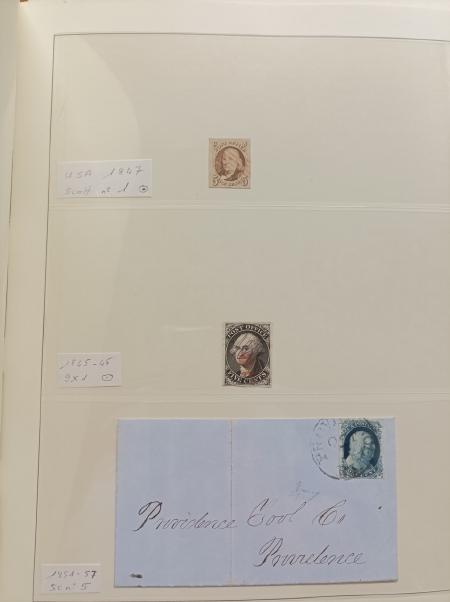 1845-2000, Mostly mint collection in 3 lighthouse albums