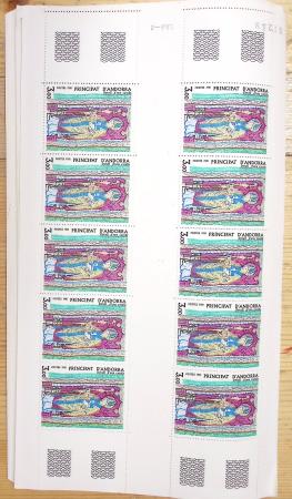 1981 Lots de feuilles d'ANDORRE français dont n°291