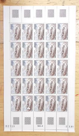 1981 Lots de feuilles d'ANDORRE français dont n°291