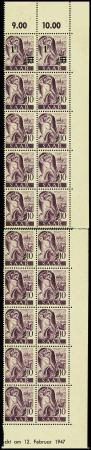1947 SAAR II issue: The exceptional group of proofs