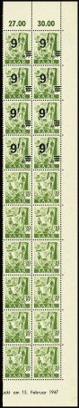 1947 SAAR II issue: The exceptional group of proofs