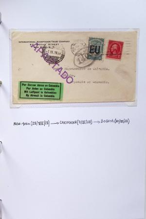 AIRMAIL 1920-1950 COLOMBIE SCADTA Collection de timbres