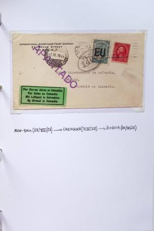 AIRMAIL 1920-1950 COLOMBIE SCADTA Collection de timbres