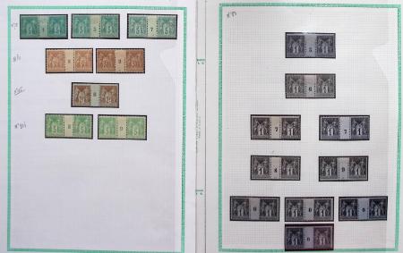 1890-1980 Collection de Sage neufs avec millésimes