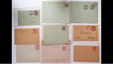 1850-1950 Très bel ensemble variés de lettres comprenant