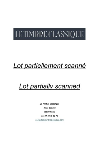 1849-1966, Belle collection commençant par le N°3 puis