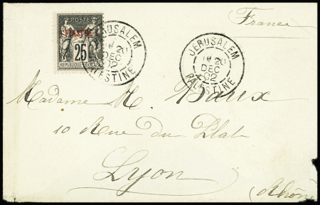 N° 4 obl. càd Jerusalem 20.12.1902 Palestine sur