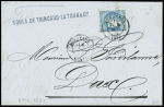 N° 46B obl. par càd T17 Bordeaux 05.05.71 sur lettre