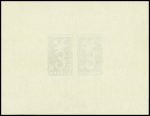 N°1173/74 BF non dentelé en noir, gommé, des timbres
