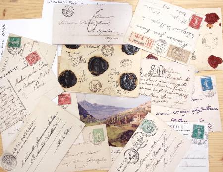 1810-1895, Anciens lots de VO de lettres du CANTAL,