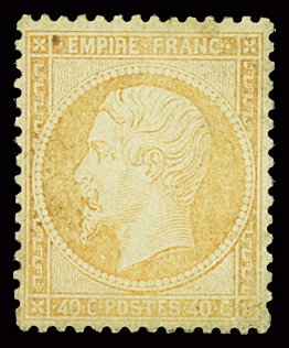 N°23 40c orange, neuf **, TB. Signé Calves  (cote *)