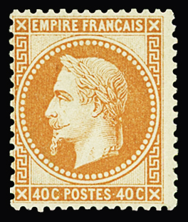 N°31b 40c orange vif, neuf *, TB. Signé Calves