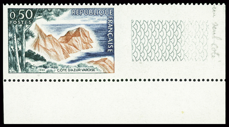 N°1391 50c Cote d'Azur varoise, très belle variété