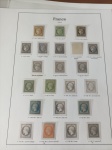 1849-99, Collection de neufs de France sur pages
