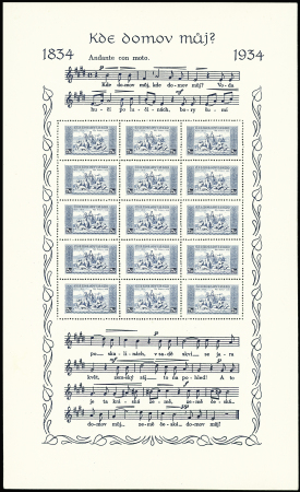 BLOCS ET FEUILLETS N°1 et 2 Hymne national, neuf sans