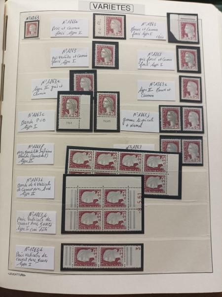 1849-1964, Collection de France en 4 albums Leuchtturm,