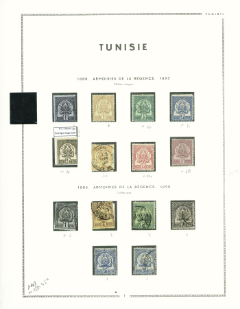 Collection sur page MOC de Tunisie entre les n°1 à