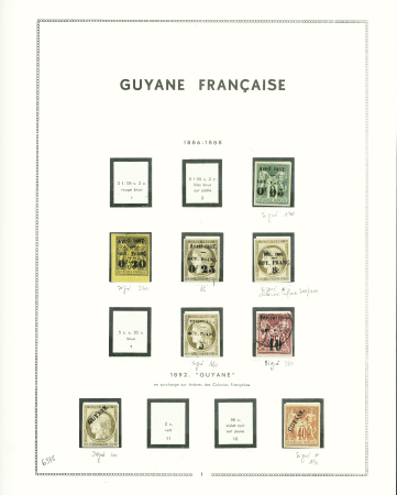 Collection sur pages MOC de Guyane Française entre