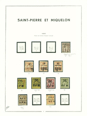 Collection sur pages MOC entre les n°4 à 50, neufs