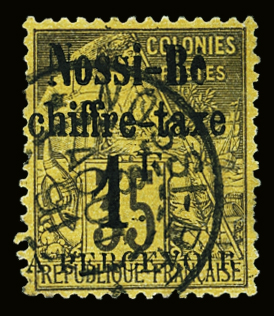 TAXE N°6, obl., TB. Signé JF. Brun