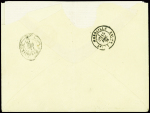 2 lettres : Col. Gen n°44 obl CAD "Paq. FR. Pointe
