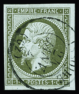 N°11 1c olive obl TB