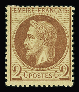 N°26A 2c rouge-brun neuf * TB