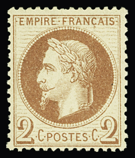 N°26B 2c rouge-brun neuf * TB