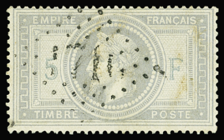 N°33 5F violet-gris obl TB