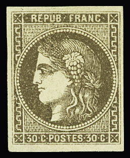 N°47 30c brun neuf * TB