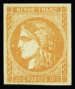 N°48 40c orange neuf * TB