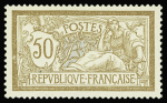 N°120 50c Merson TB centré (cote 570+100%) neuf **