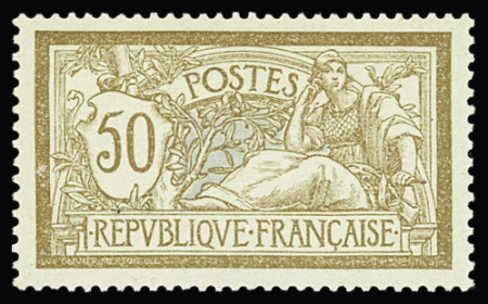 N°120 50c Merson TB centré (cote 570+100%) neuf **